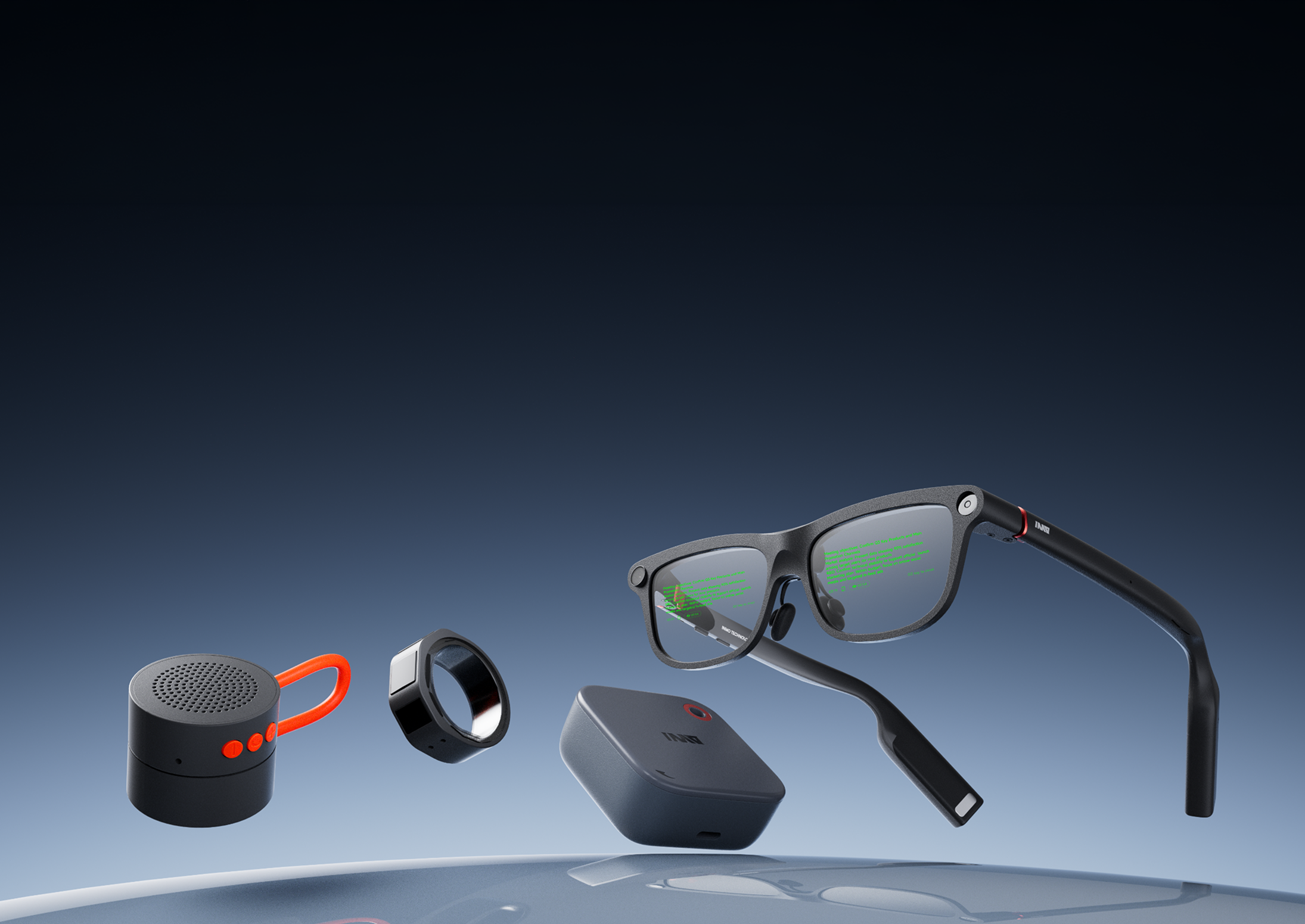 Super Bundle | INMO GO3 AI Glasses + Ring4 + Speaker
